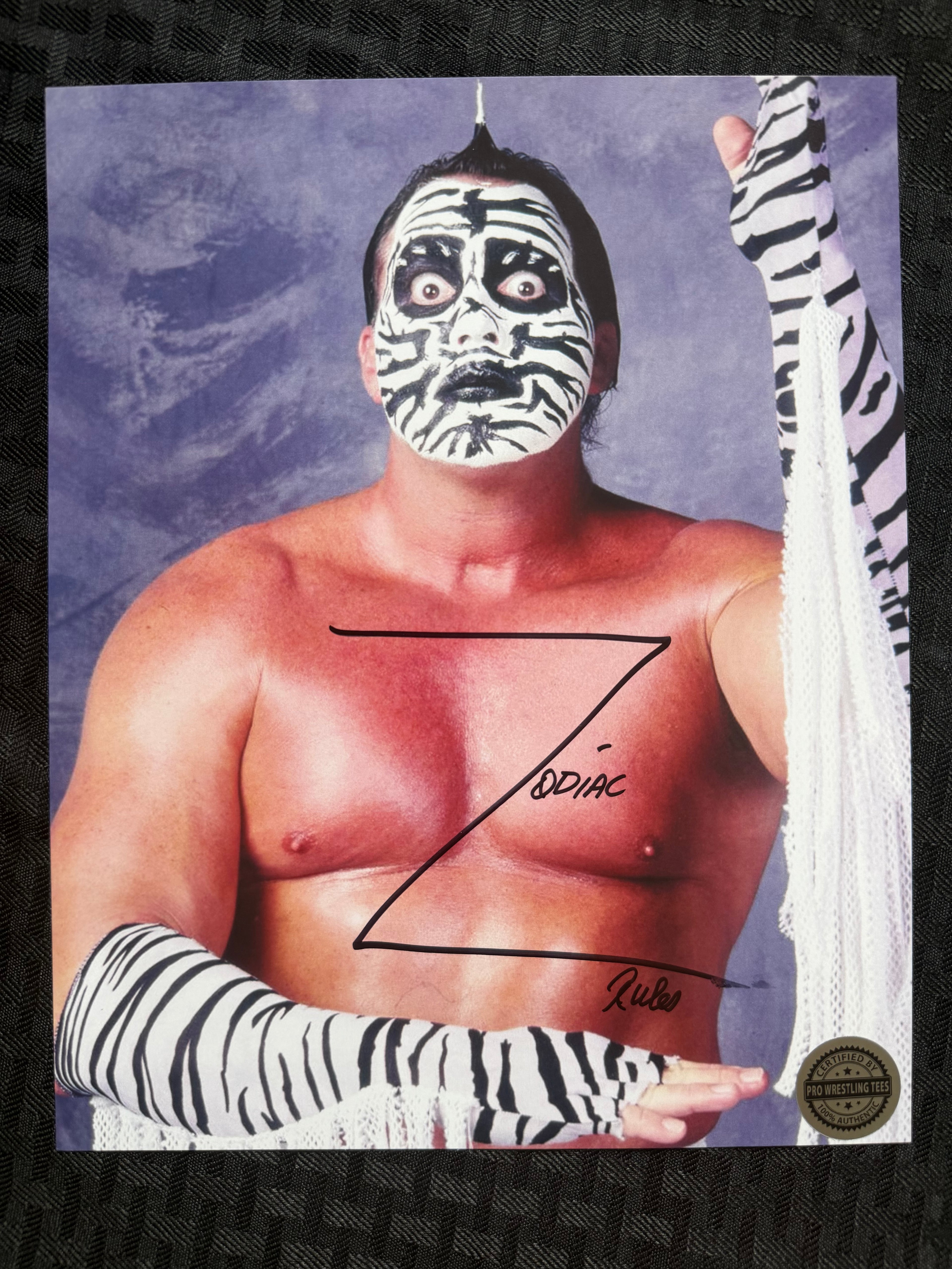 Zodiac signed 8x10 w/ COA
