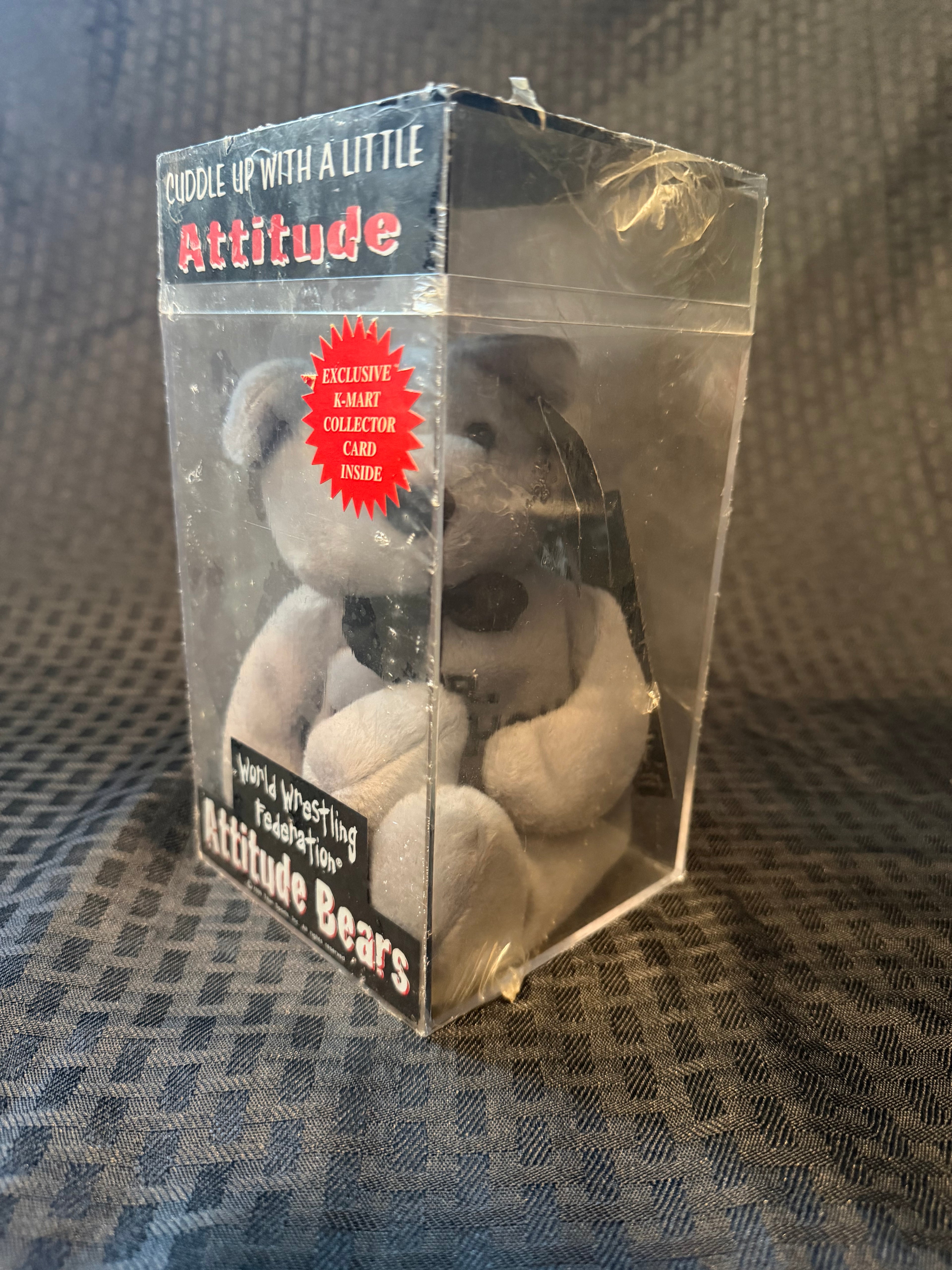 WWF Vince McMahon Attitude Bear (Sealed)