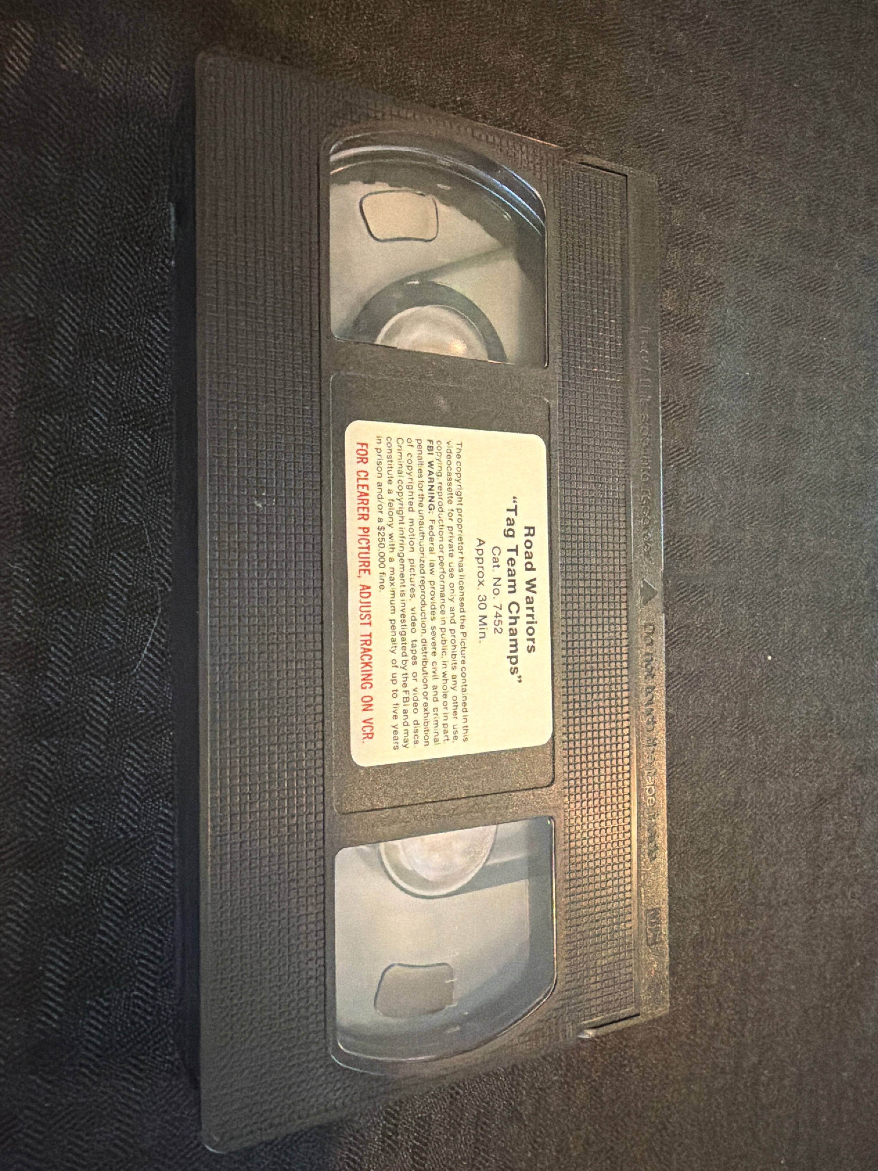 1990 Road Warriors Tag Team Champs VHS