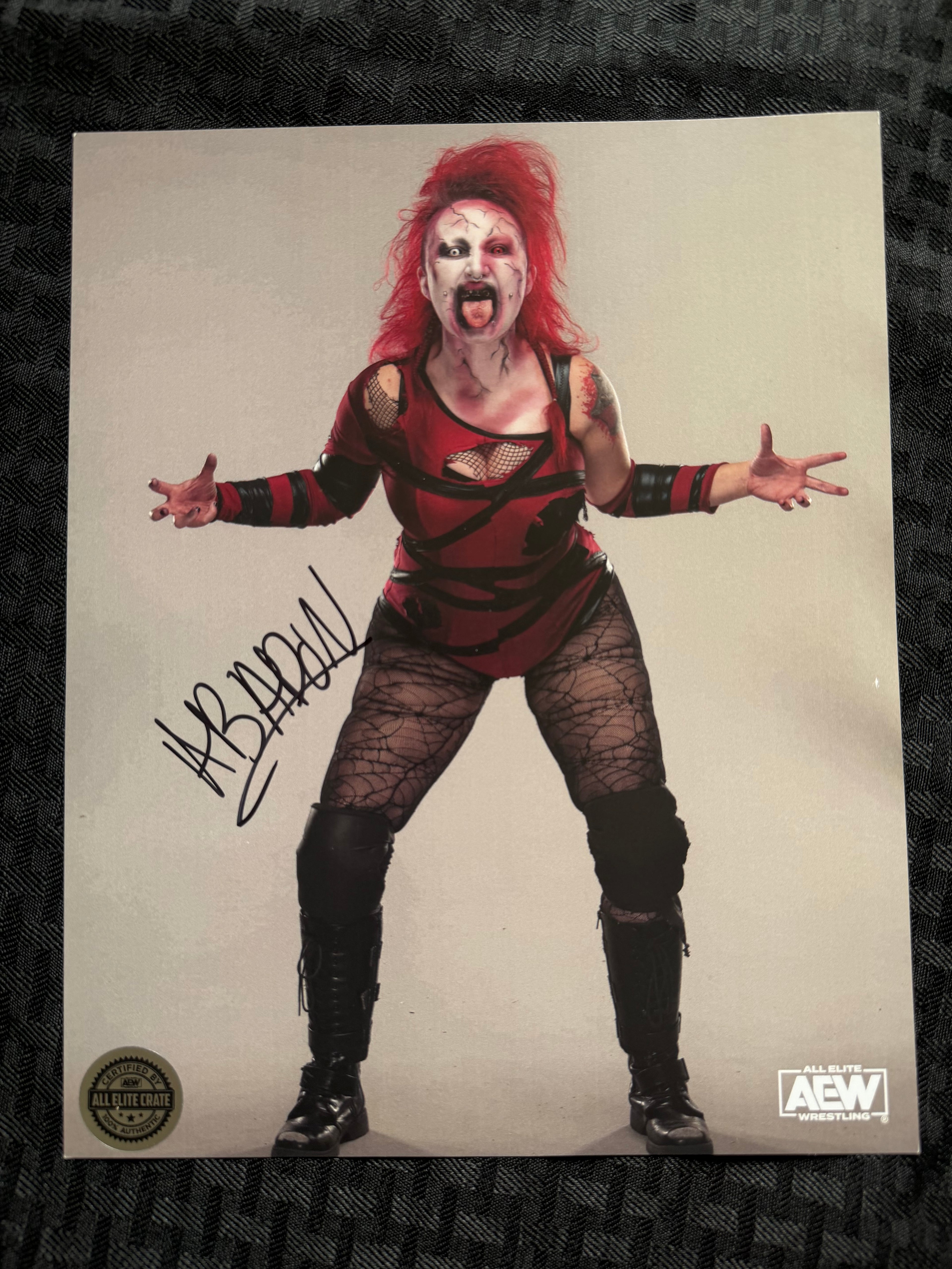 Abadon signed 8x10 w/ COA