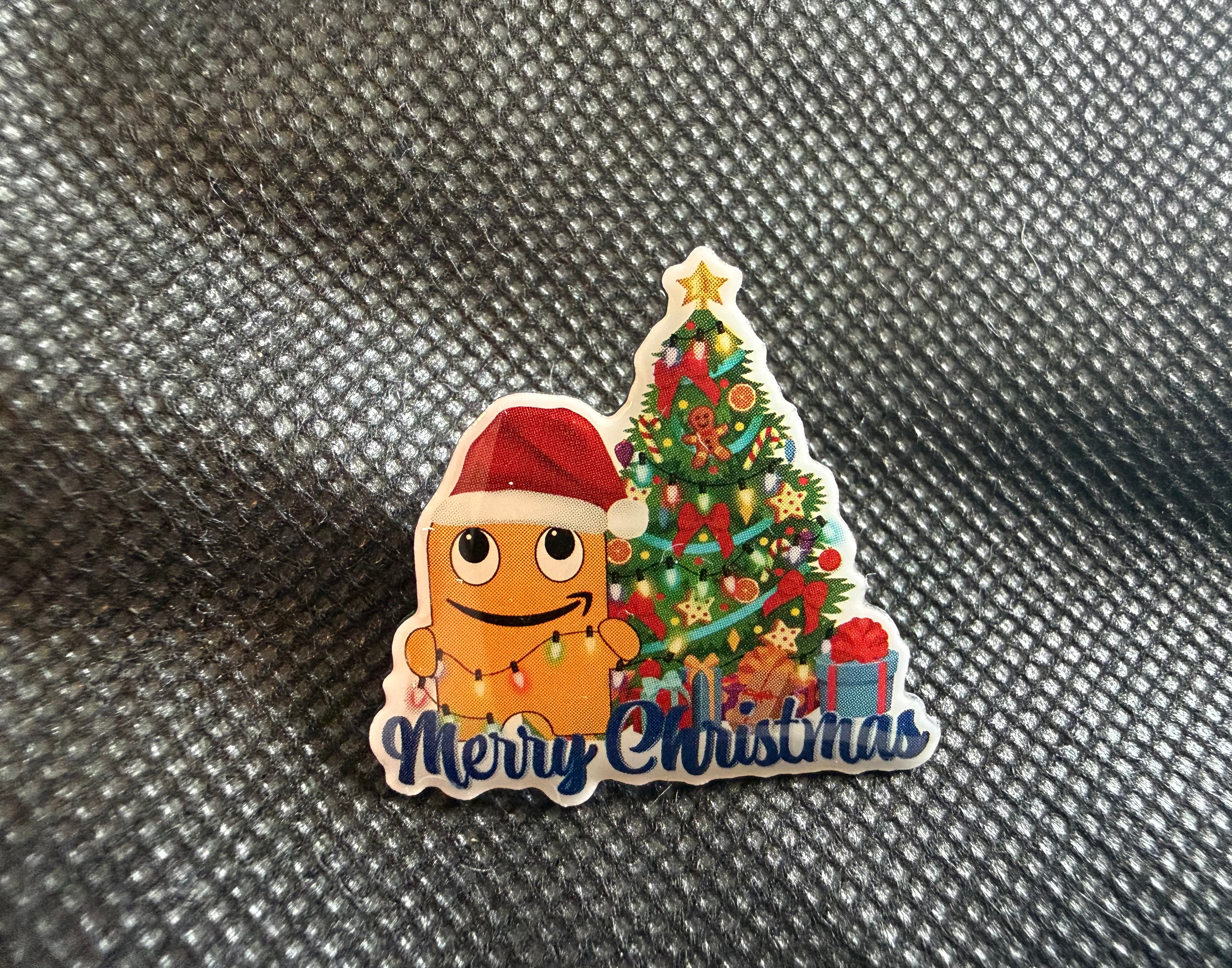 Merry Christmas Peccy Enamel Pin