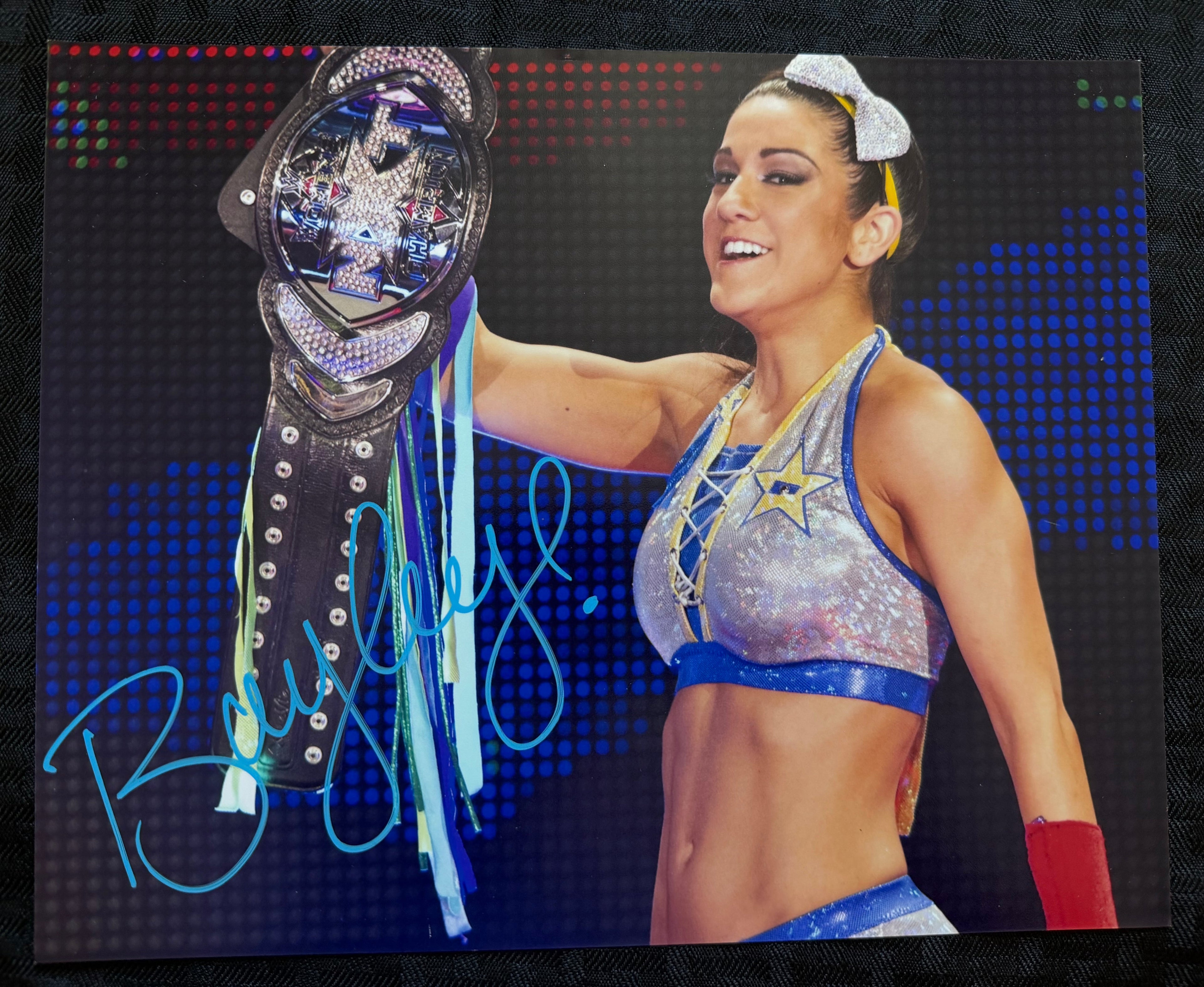 Bayley signed 8x10