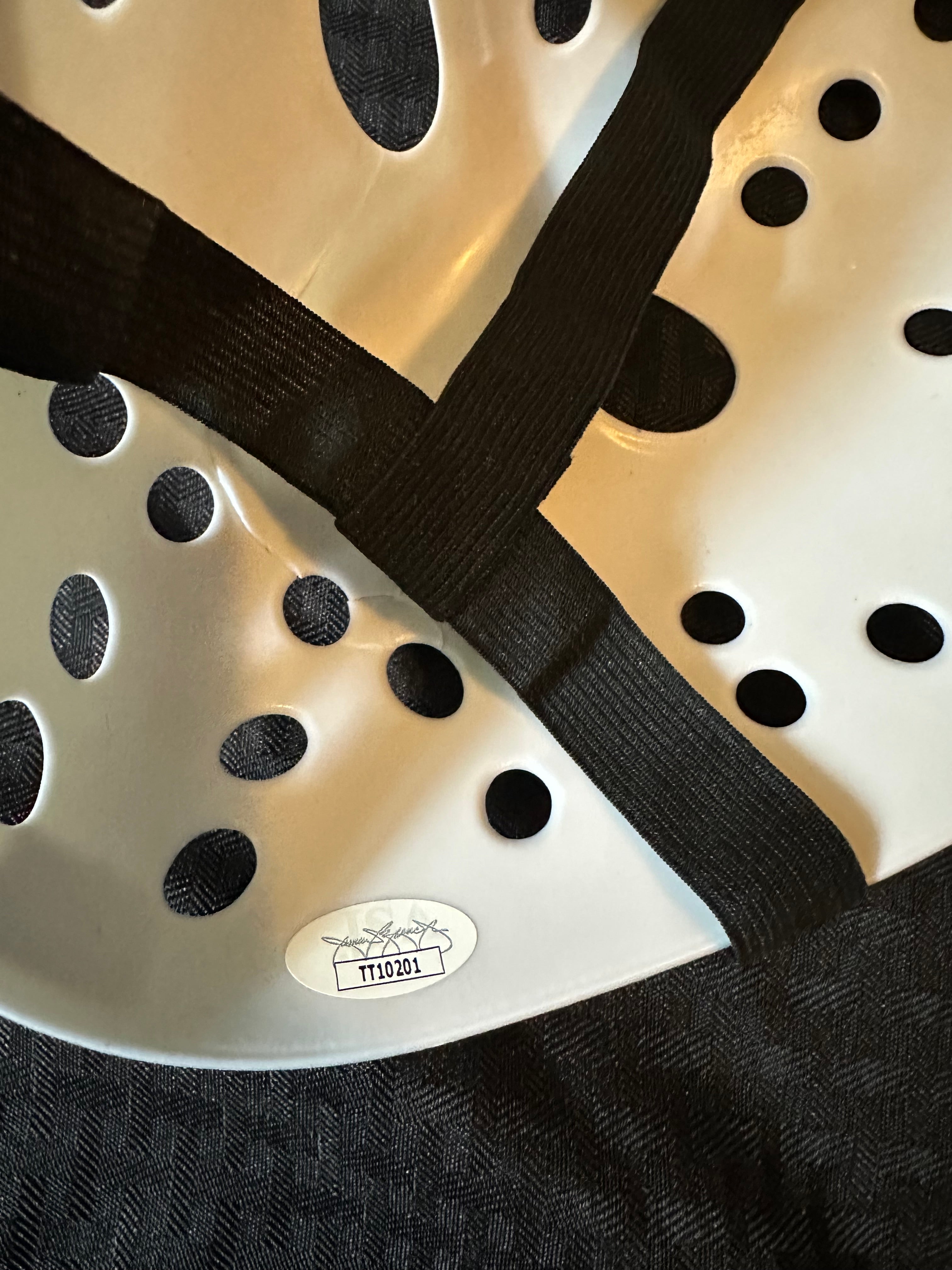 Ari Lehman Signed Jason Mask (damaged)