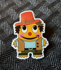 Scarecrow Peccy Enamel Pin