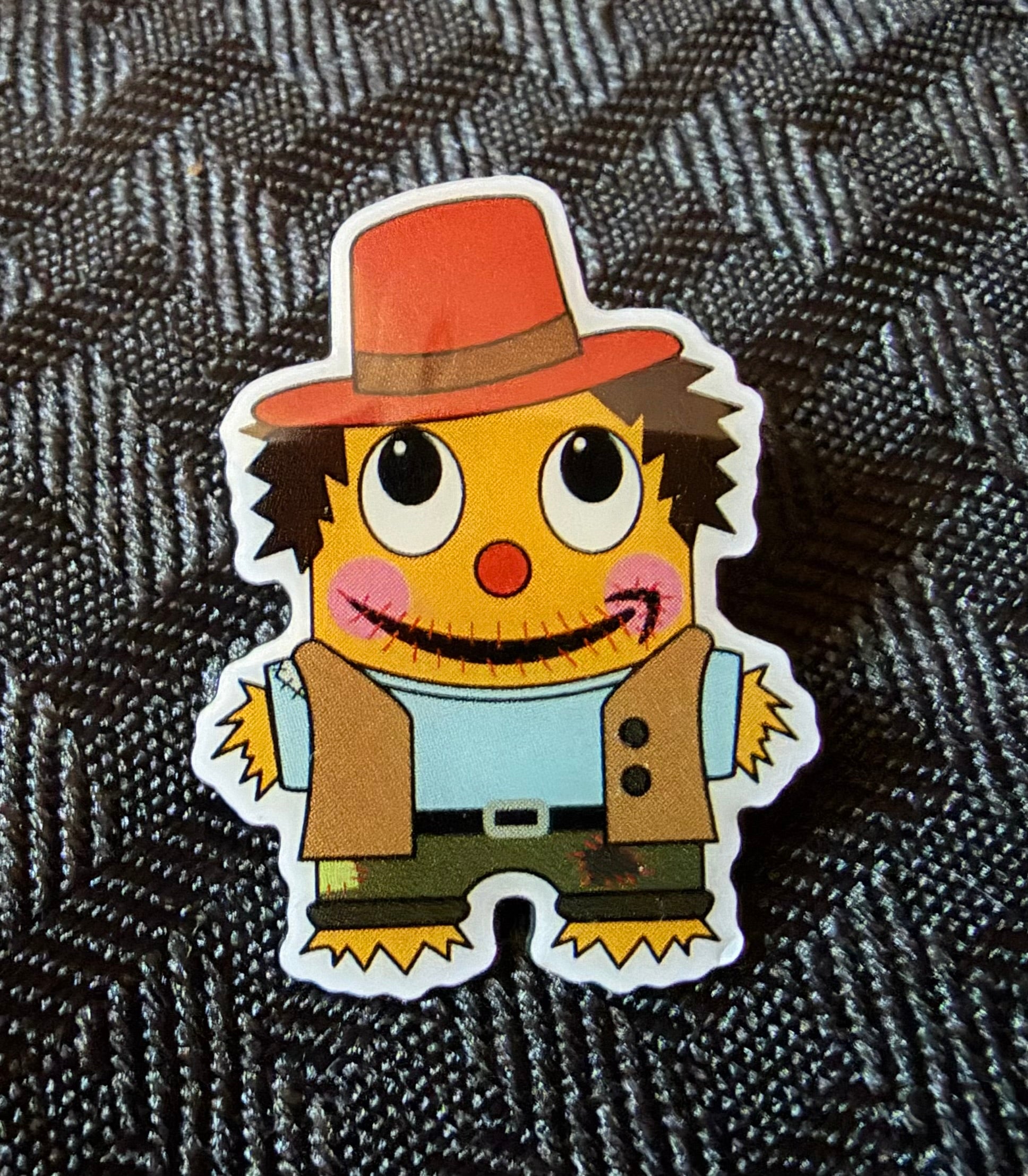 Scarecrow Peccy Enamel Pin
