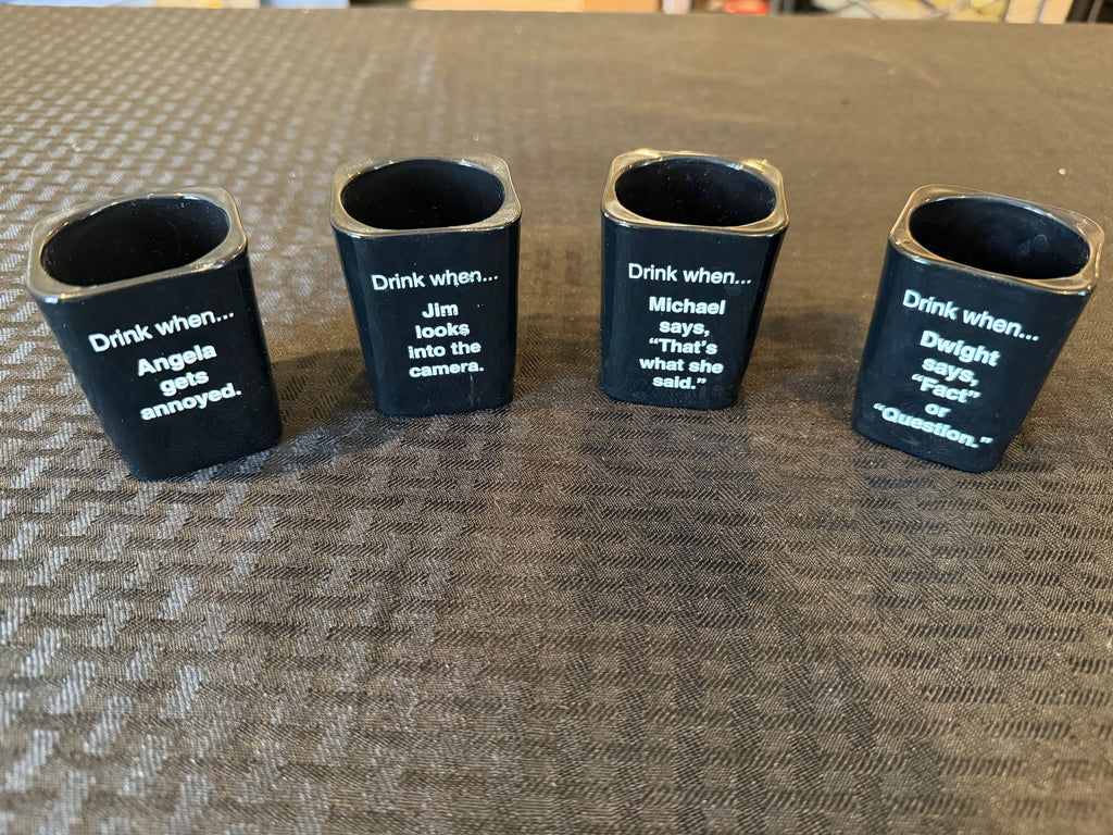 The Office Shot Glass 4pk