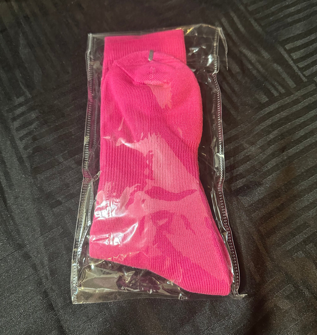 Assholes Live Forever Pink Crew Socks