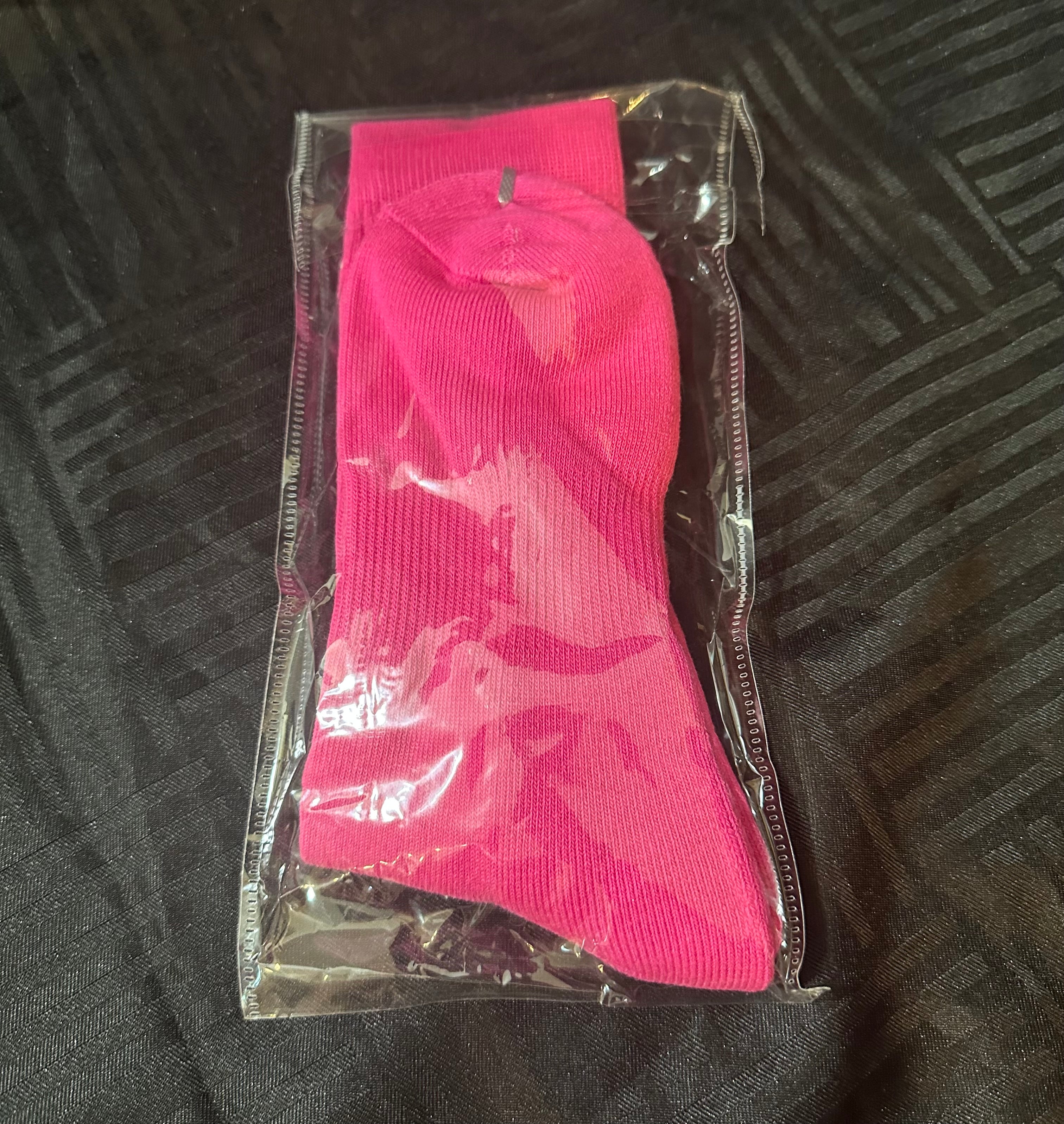 Assholes Live Forever Pink Crew Socks