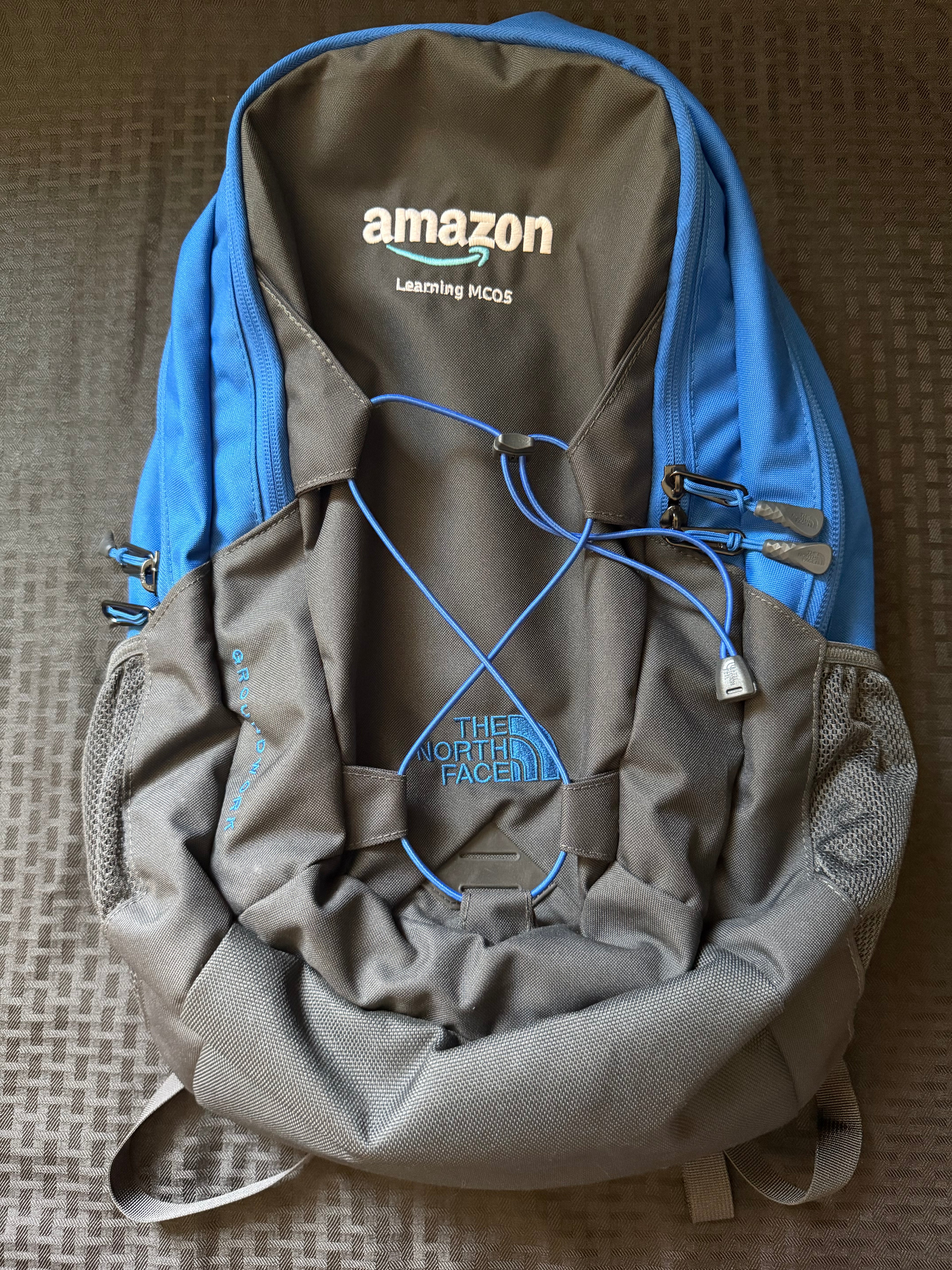 MCO5 Learning Northface Black/Blue Bookbag