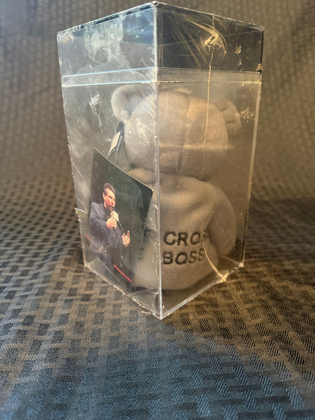 WWF Vince McMahon Attitude Bear (Sealed)