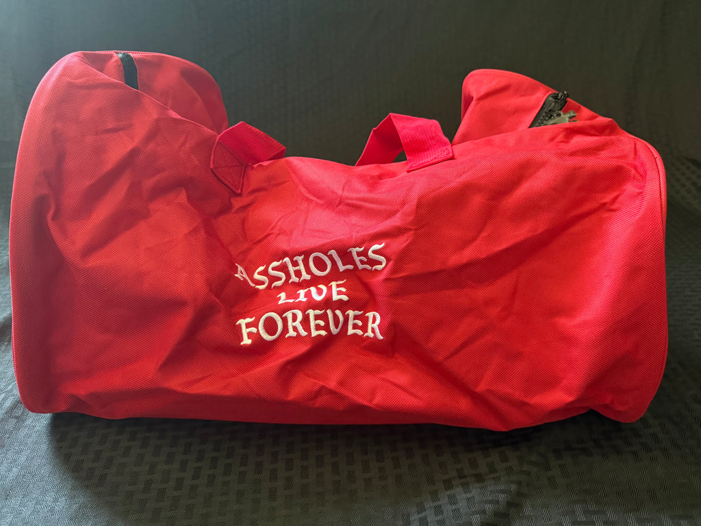 Emotional Baggage Red Duffel Bag