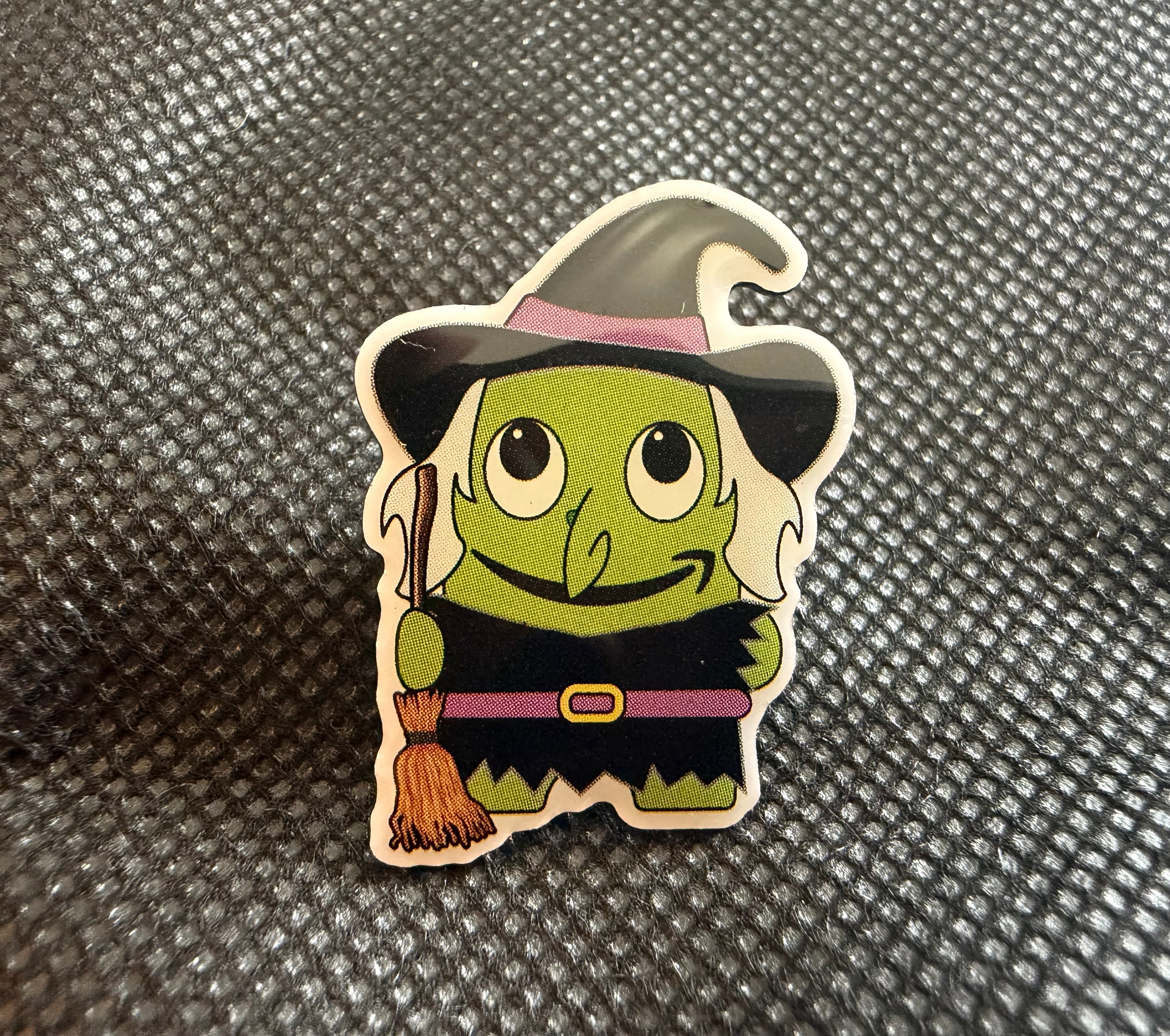 Witch Peccy Enamel Pin