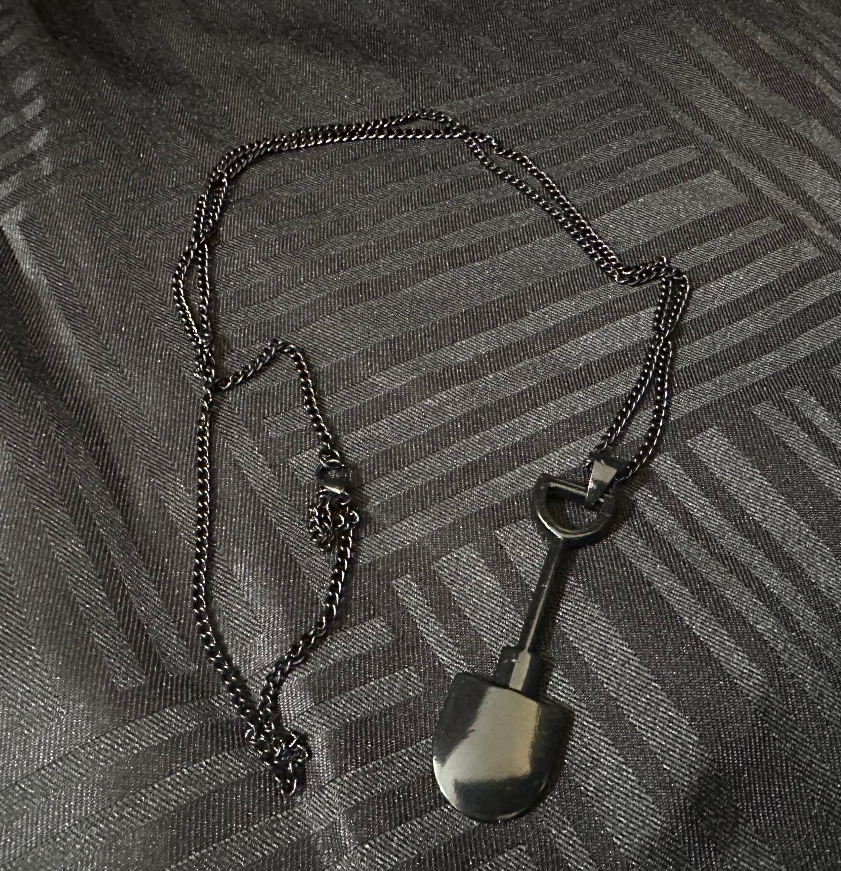 Assholes Live Forever Shovel Necklace