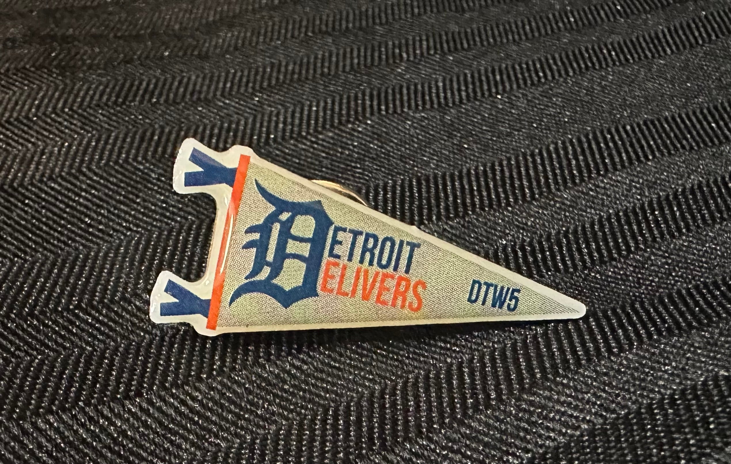 DTW5 Detroit Peccy Enamel Pin