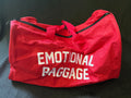 Emotional Baggage Red Duffel Bag