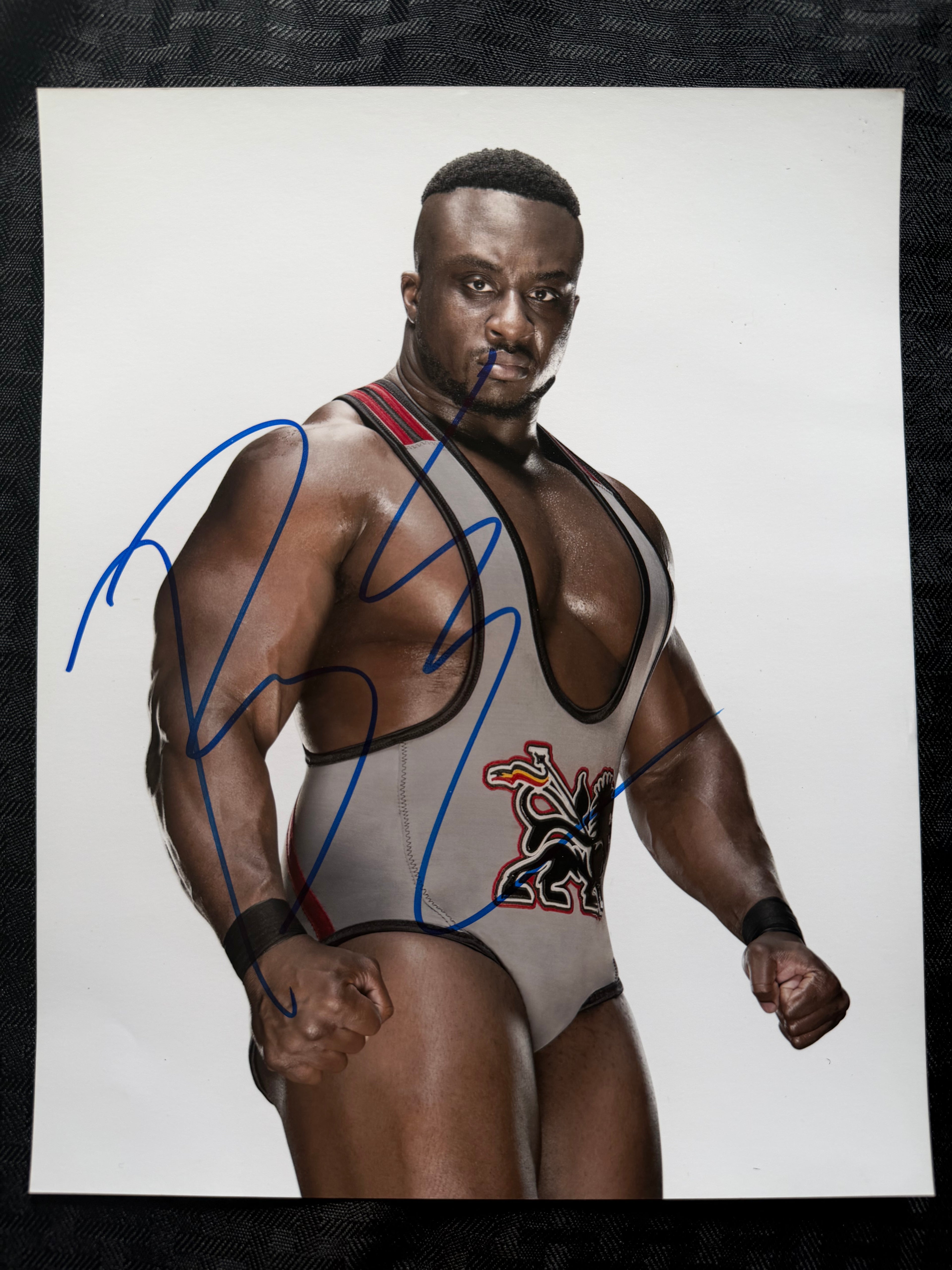 Big E Langston signed 8x10