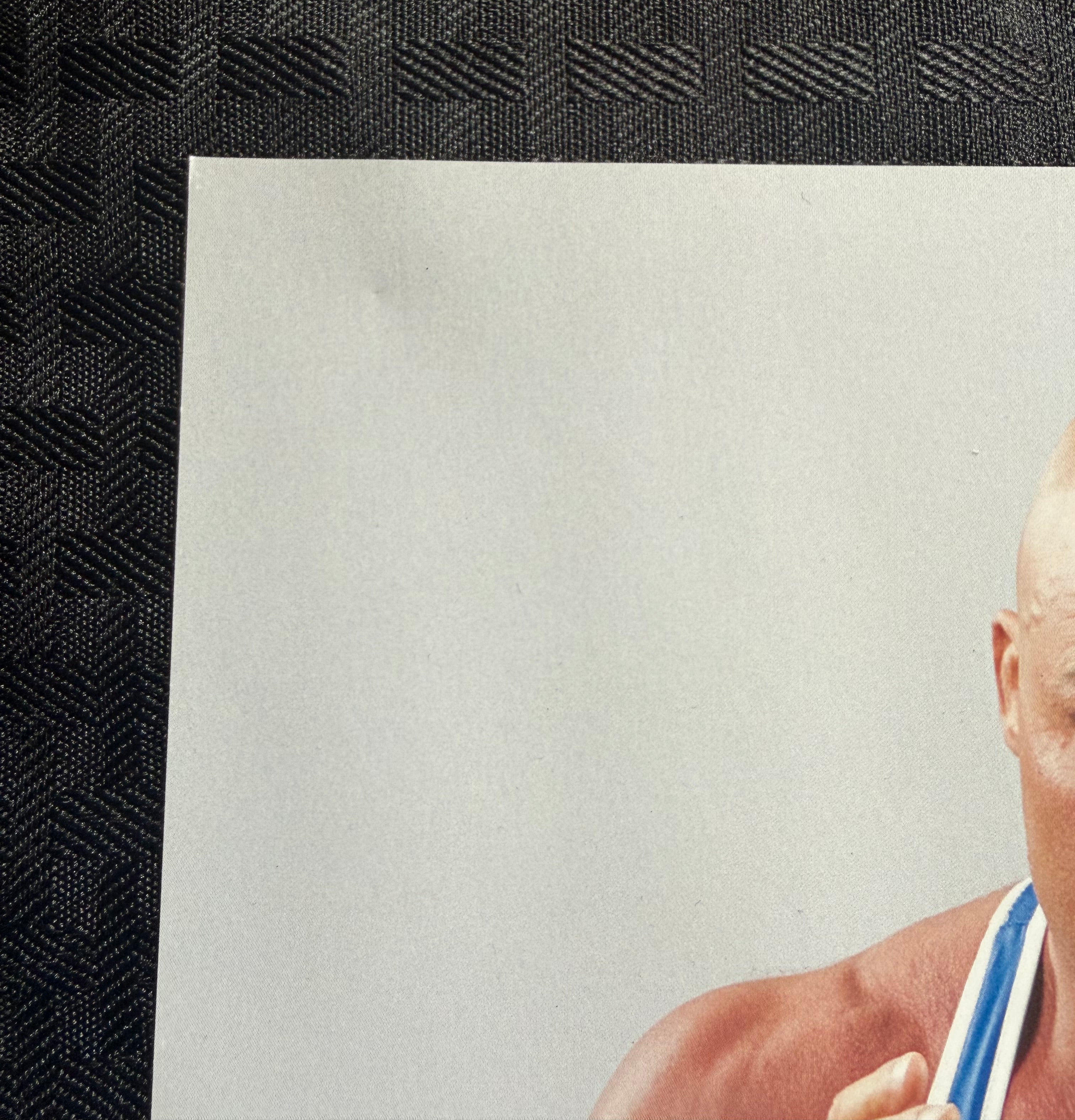 Kurt Angle signed 8x10 (Damaged)