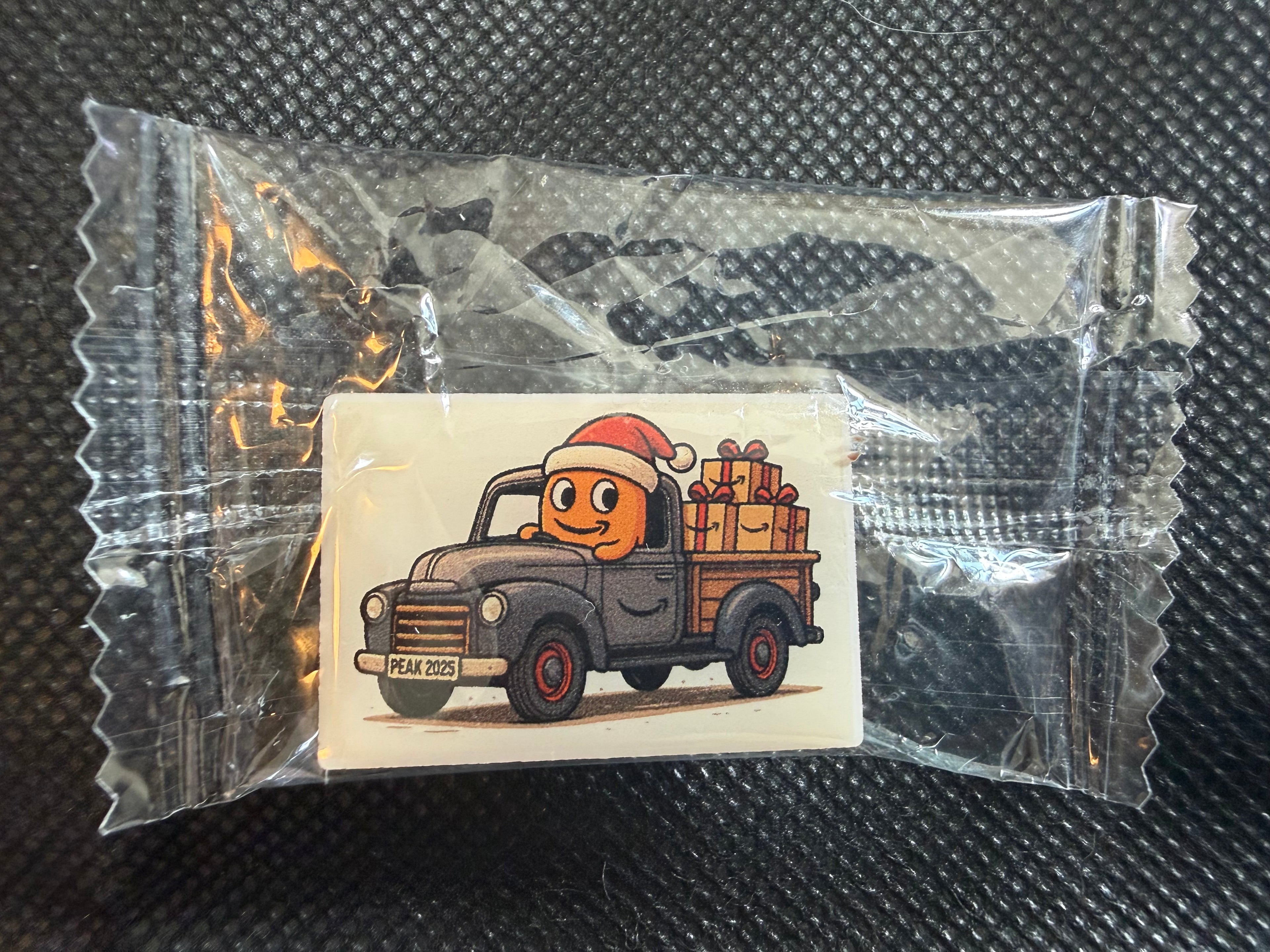 Holiday Pick Up Truck Peccy Enamel Pin