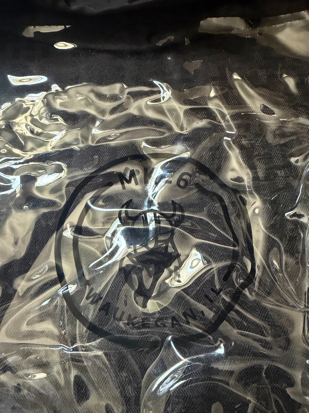 MKE6 Clear Drawstring Bag