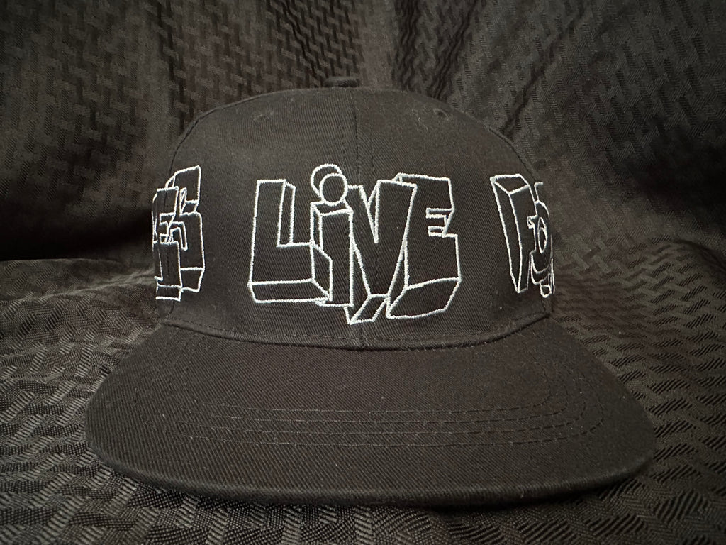 Assholes Live Forever Black Graffiti Hat