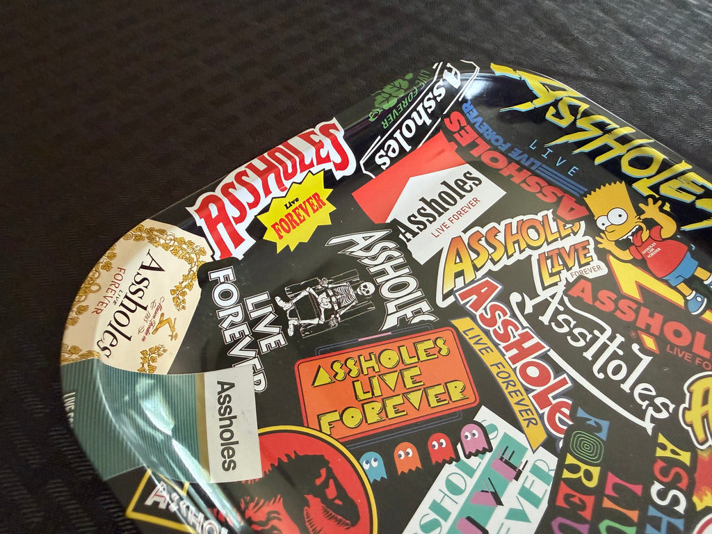Assholes Live Forever Utility Tray