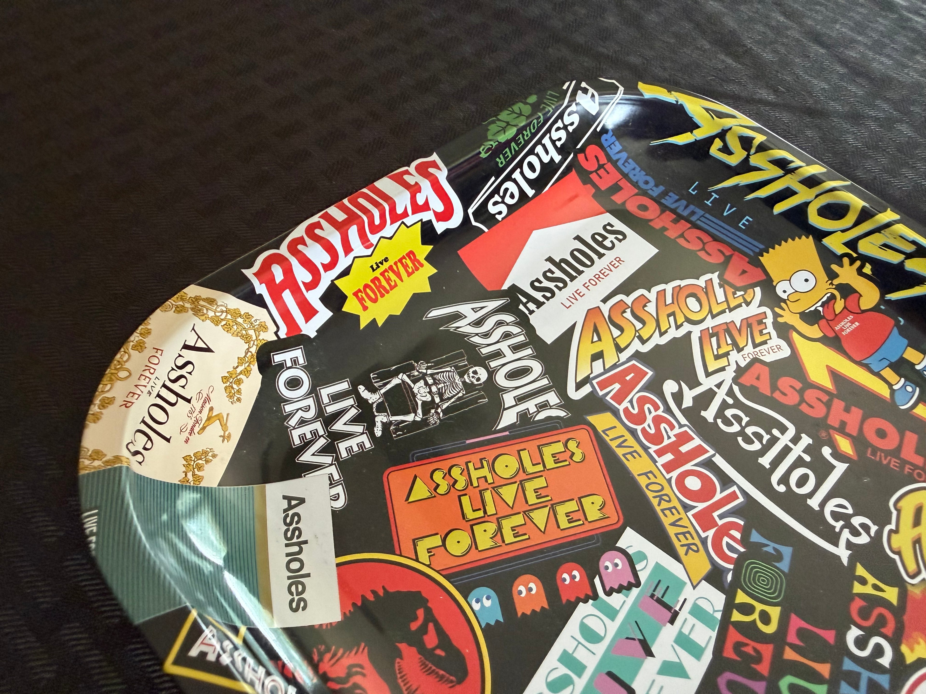 Assholes Live Forever Utility Tray