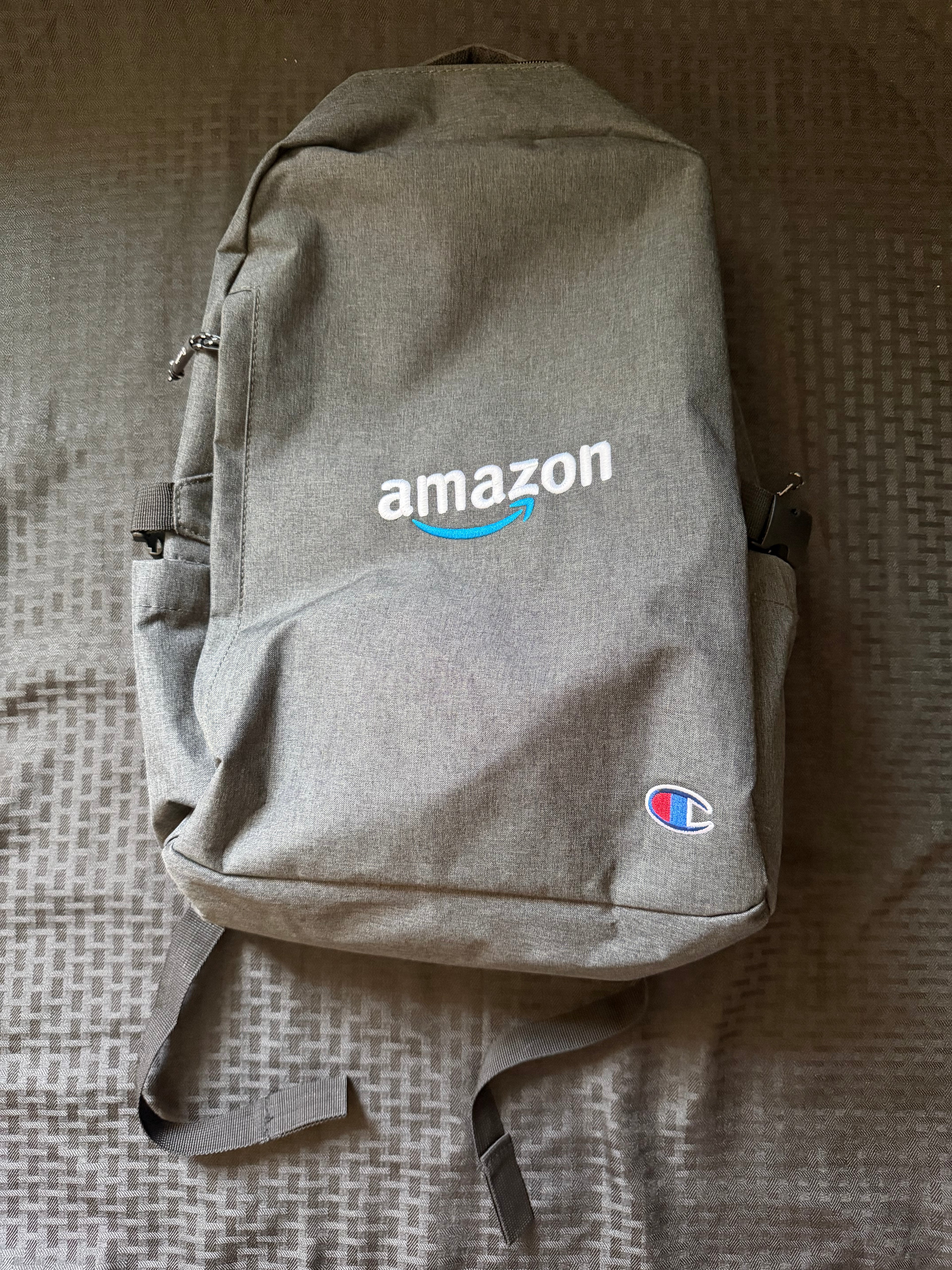Champion Smile Grey Bookbag