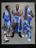 The New Day (Xavier Woods, Big E, Kofi Kingston) signed 8x10