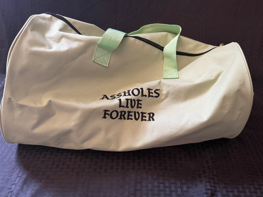 Emotional Baggage Pastel Green Duffel Bag