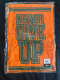 Never Give Up Gym Towel