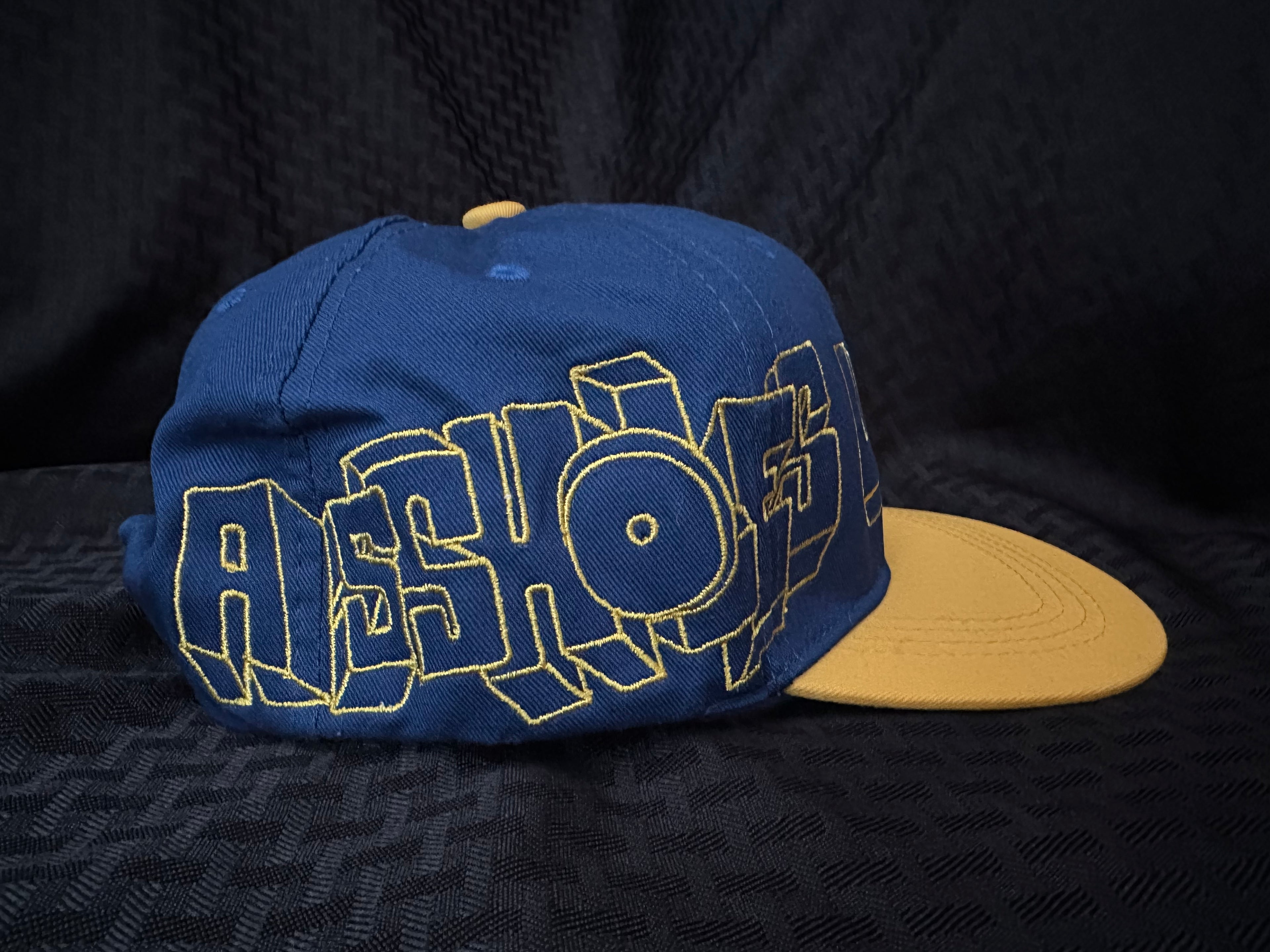 Assholes Live Forever Blue/Yellow Graffiti Hat