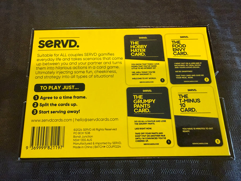 Servd.