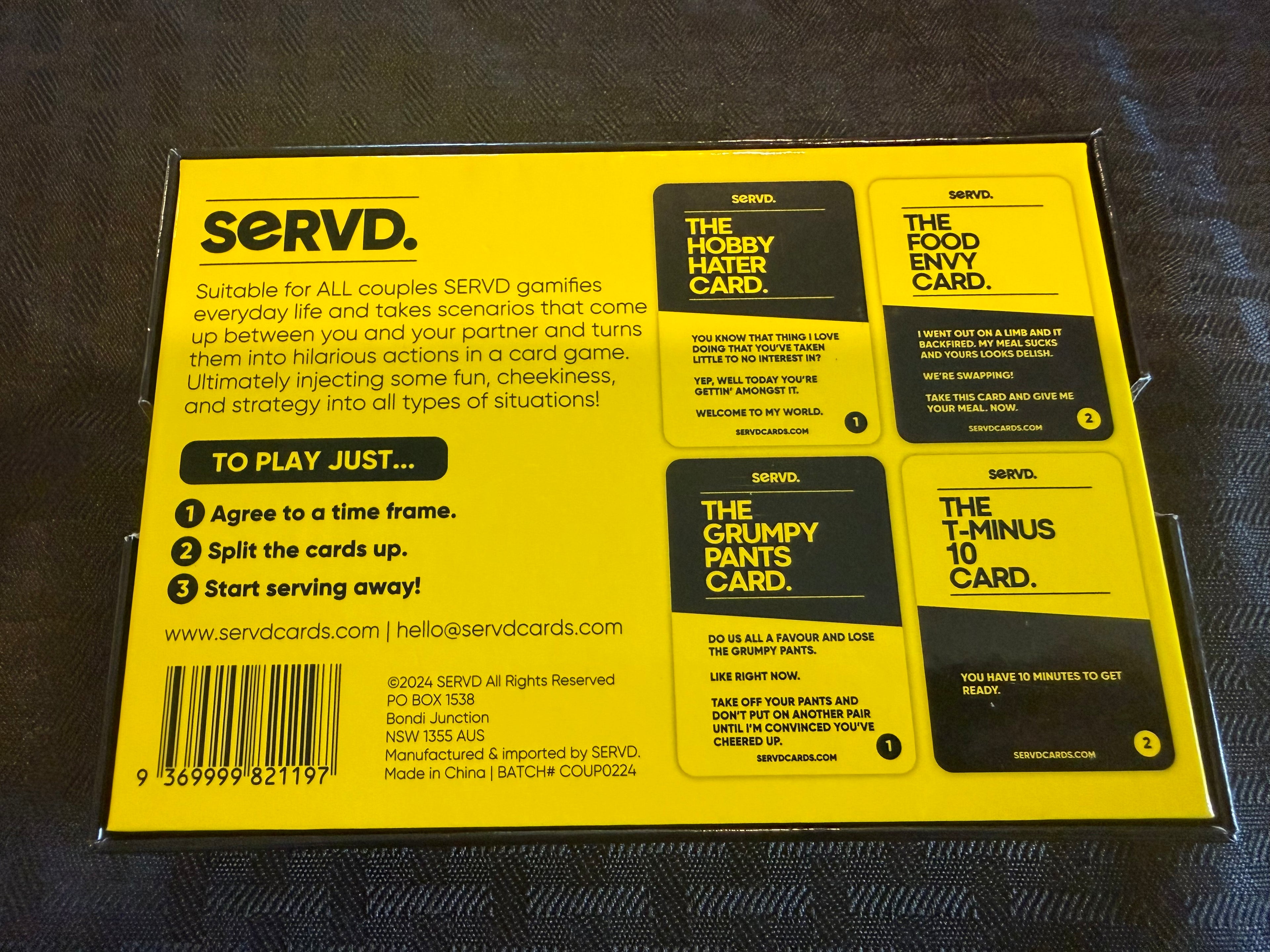 Servd.