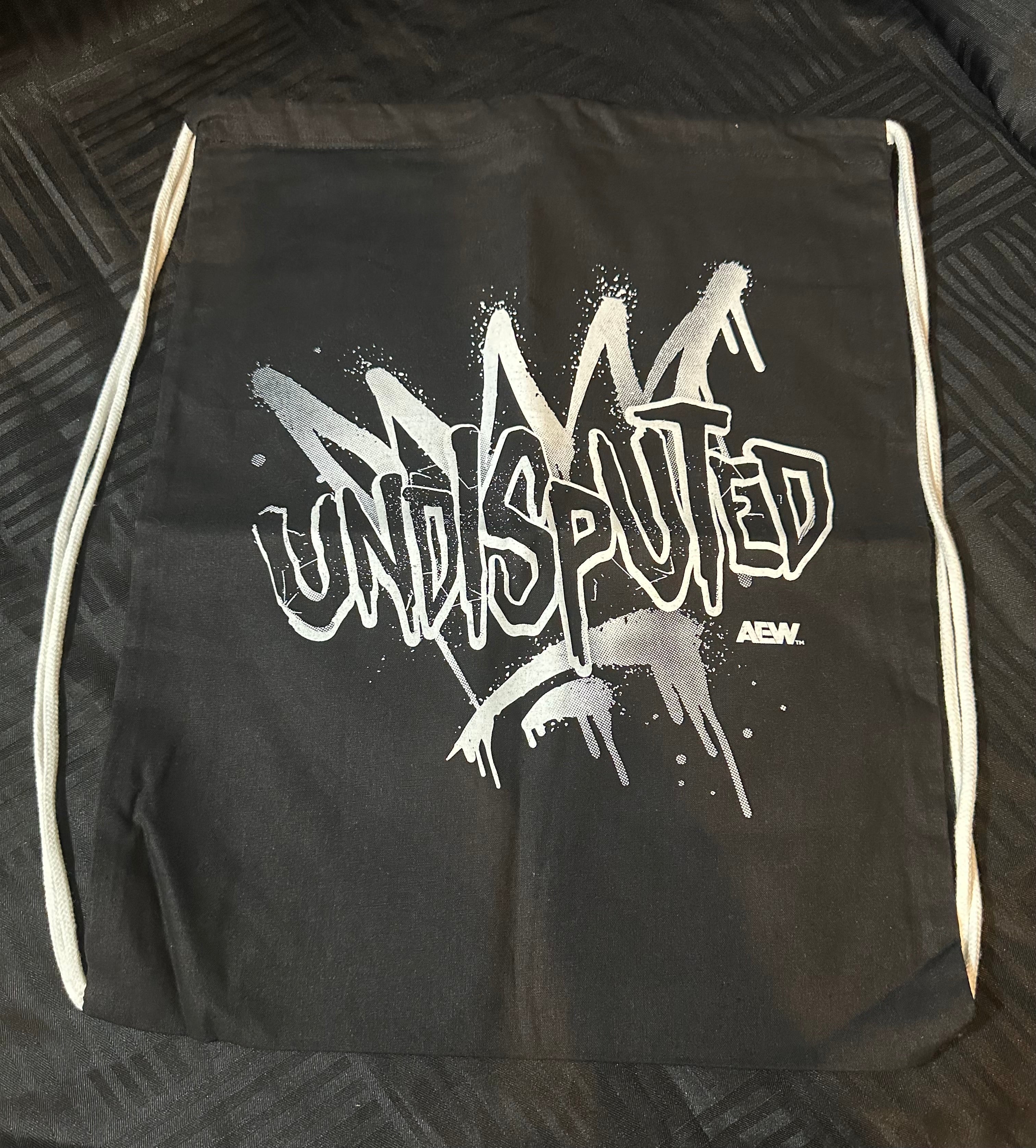 Undisputed AEW Drawstring Bag