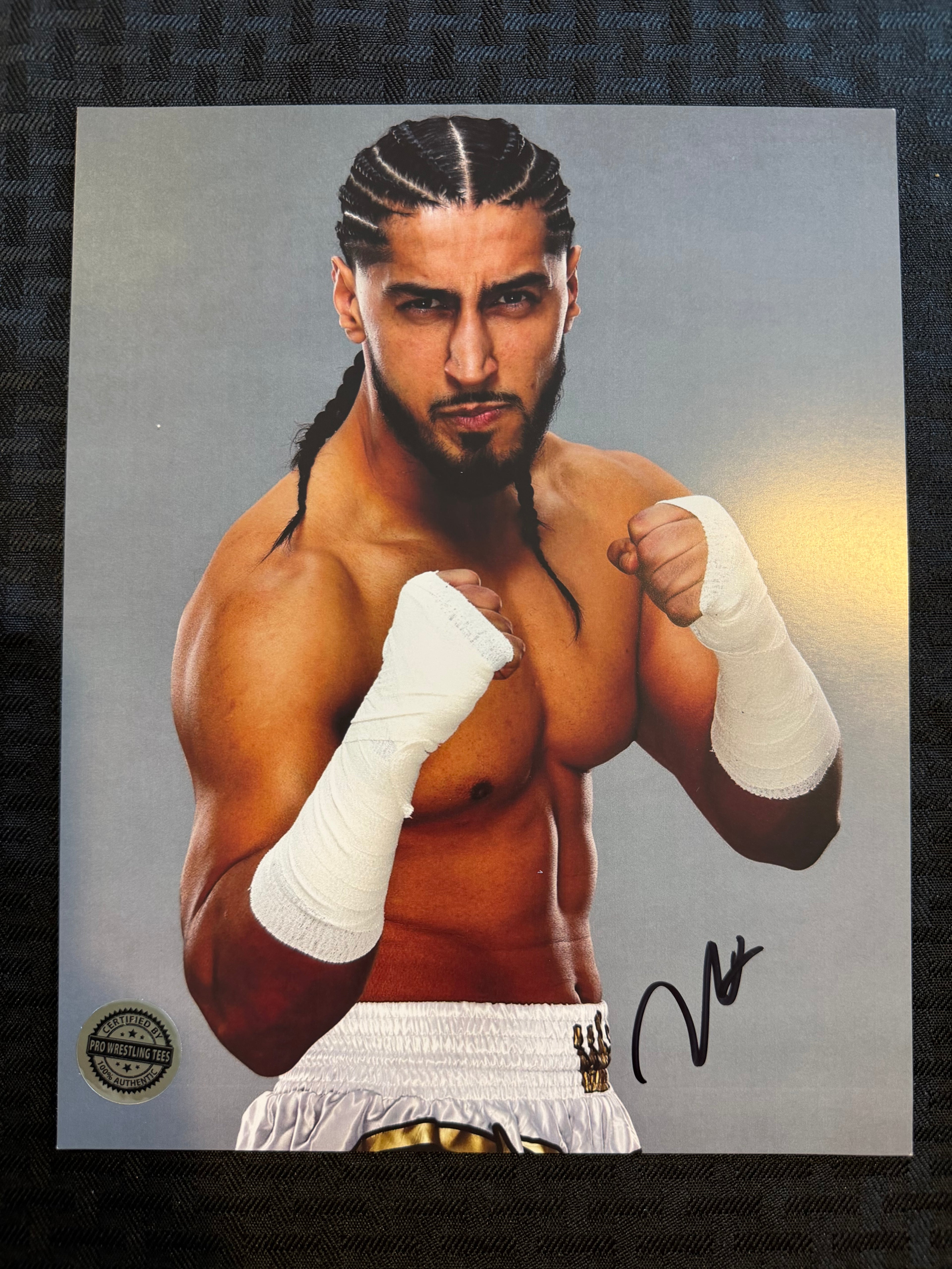 Mustafa Ali Signed 8x10 Photo w/COA
