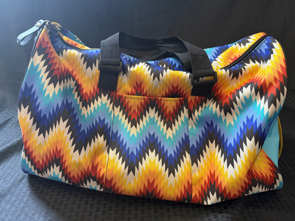 Assholes Live Forever Aztec Duffel Bag