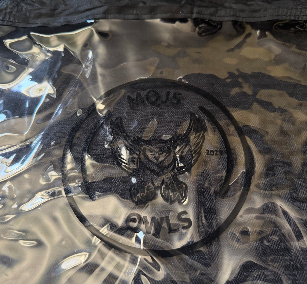 MQJ5 Clear Drawstring Bag