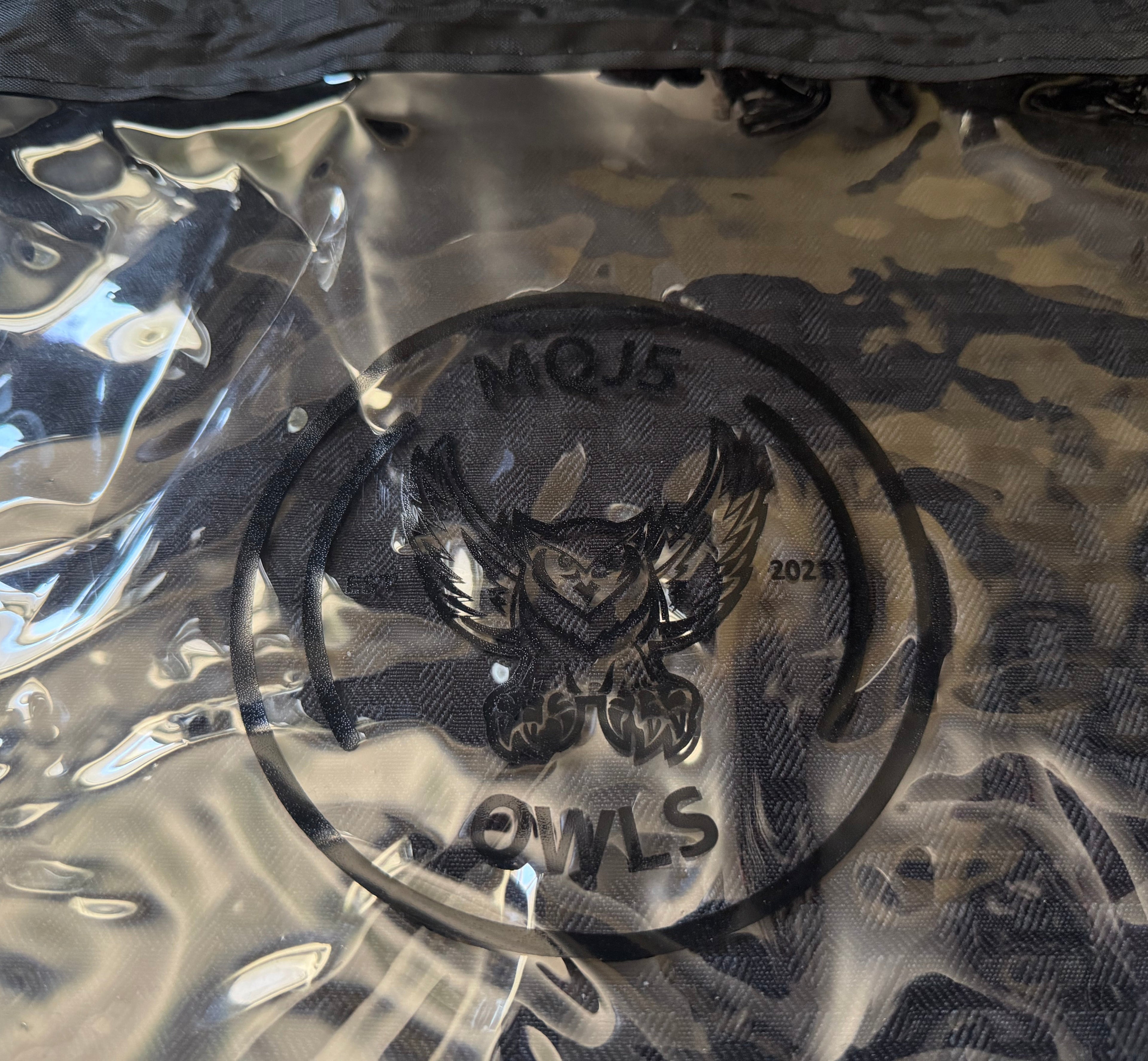 MQJ5 Clear Drawstring Bag