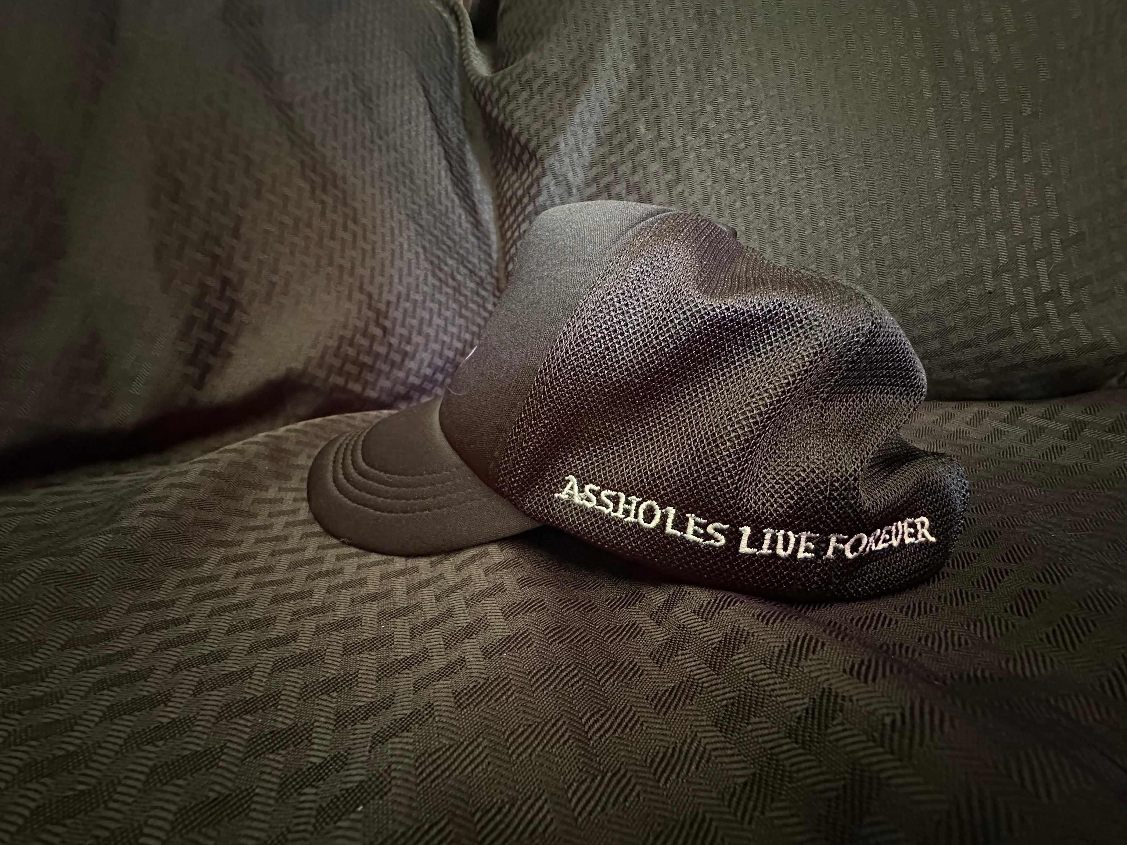 Assholes Live Forever Monogram Hat