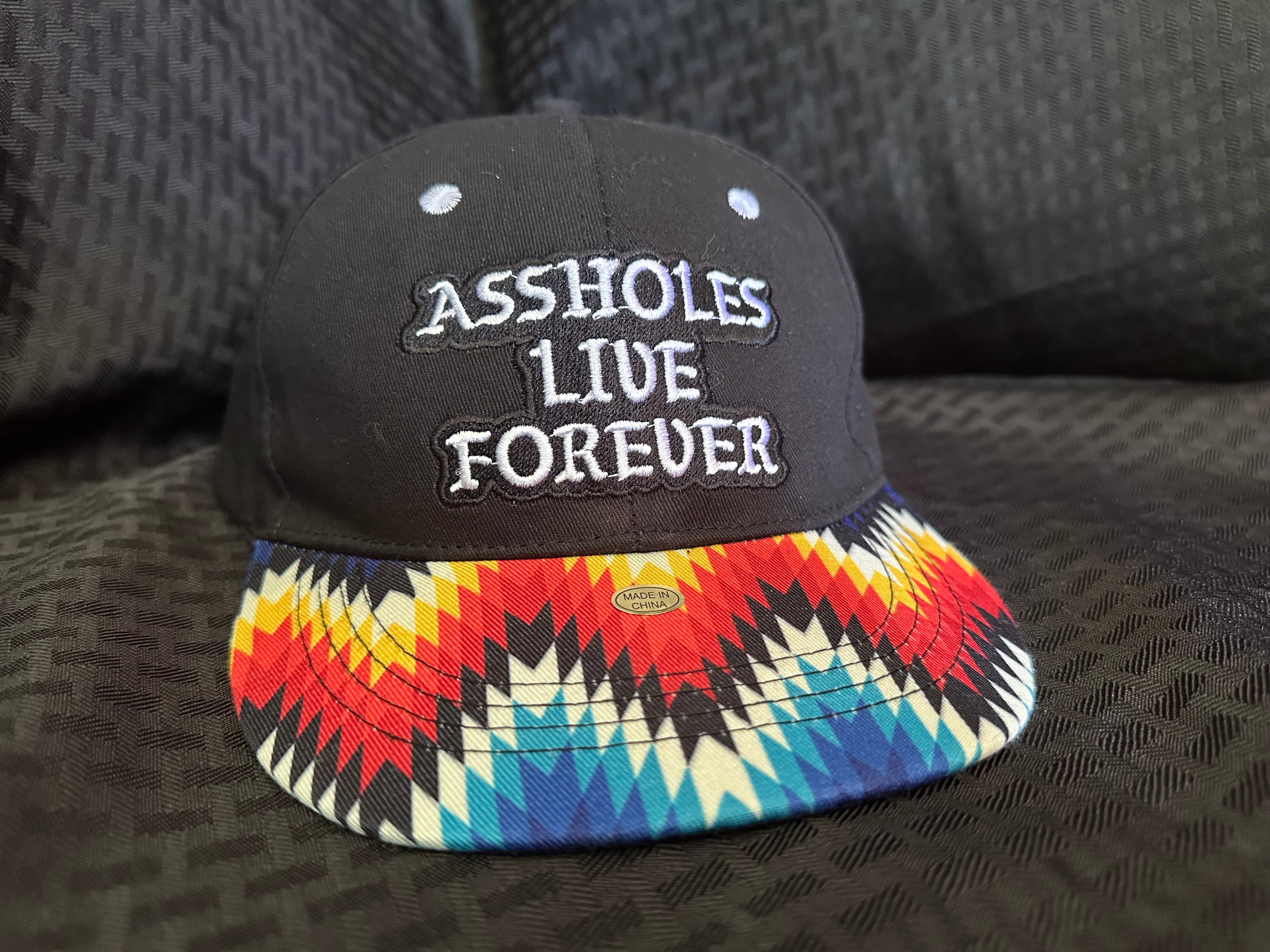 Assholes Live Forever Aztec Hat