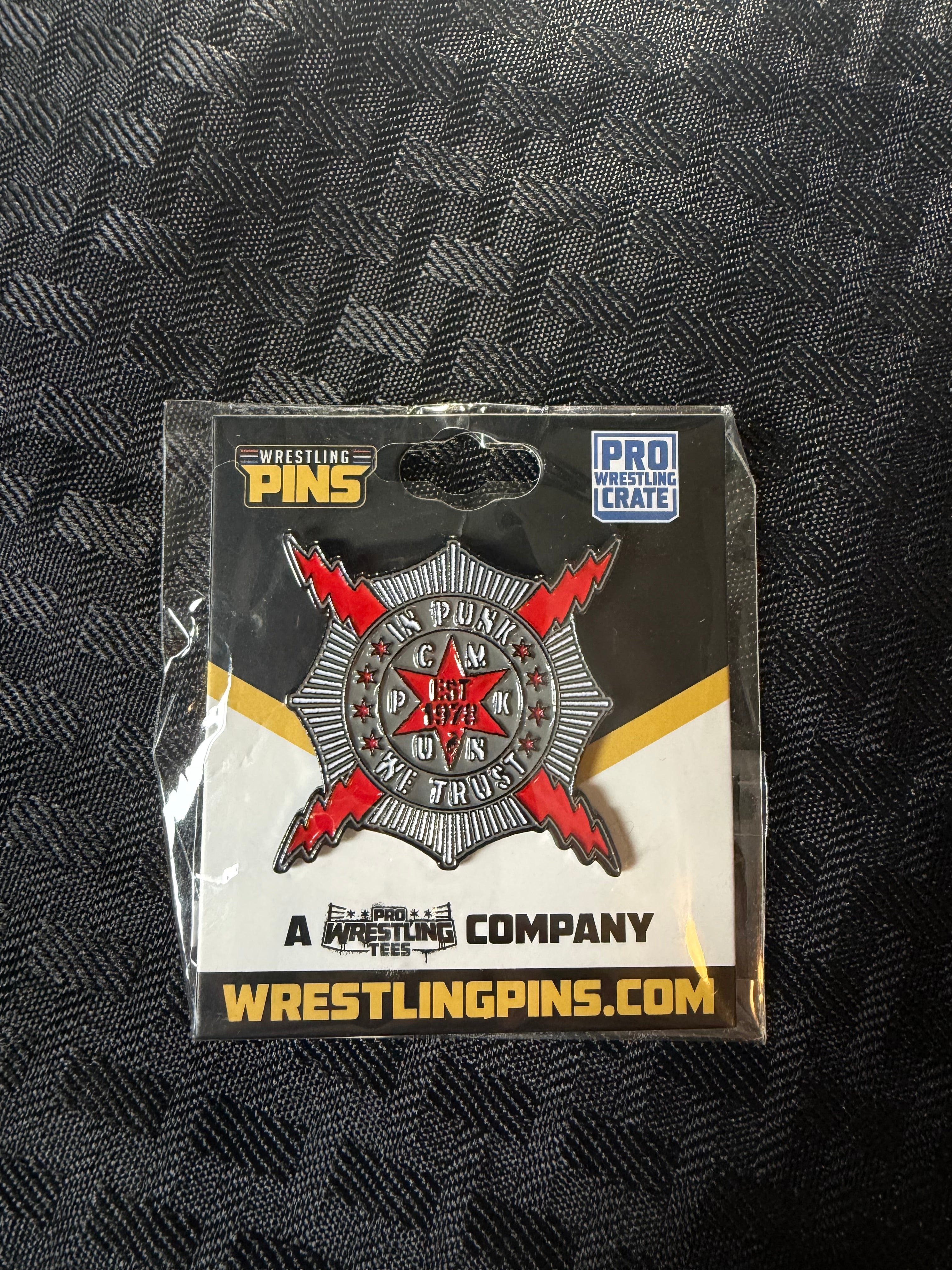 CM Punk Enamel Pin