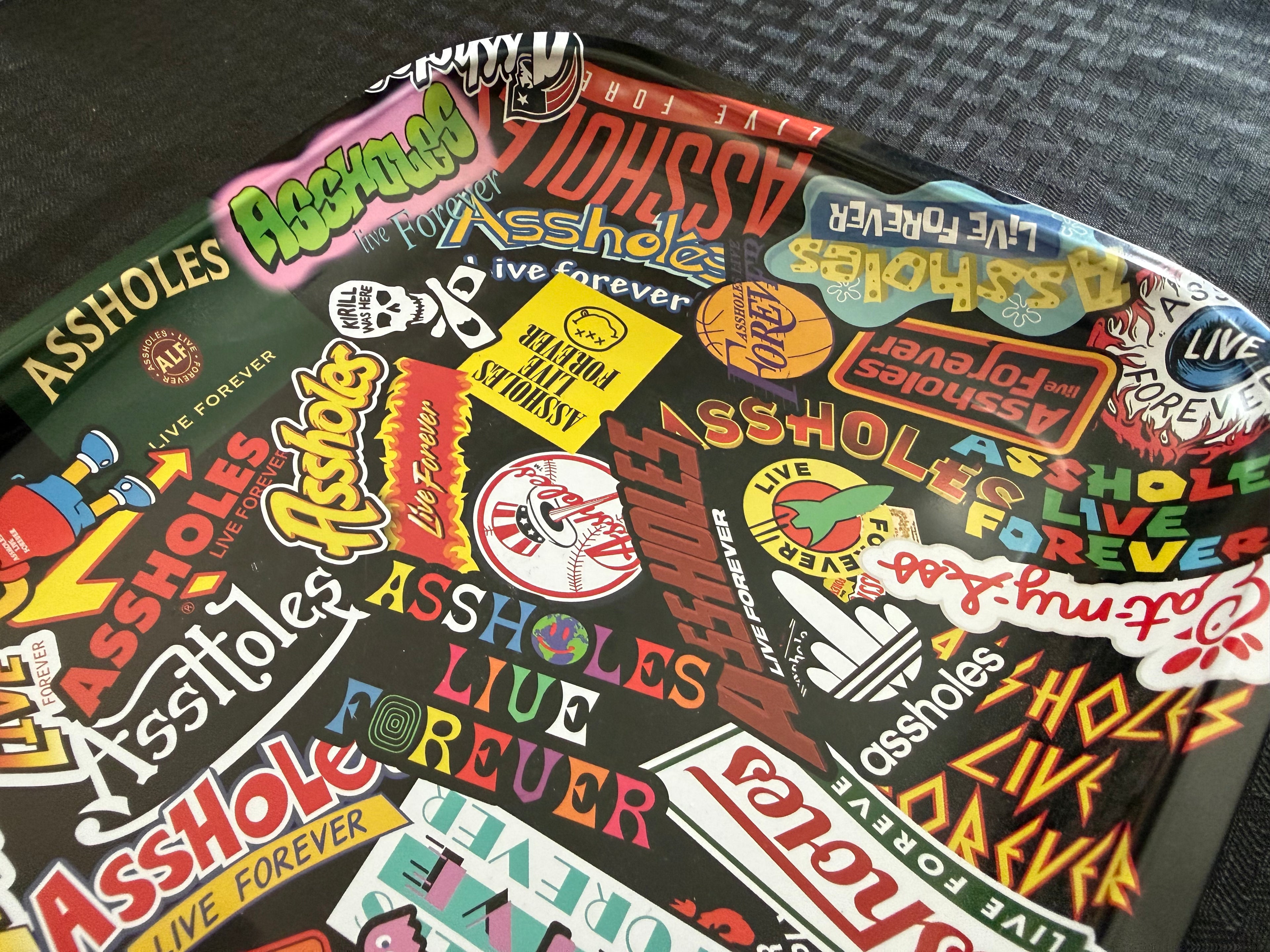 Assholes Live Forever Utility Tray