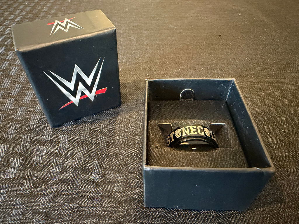 WWE Stone Cold Metal Spinner Ring One Size