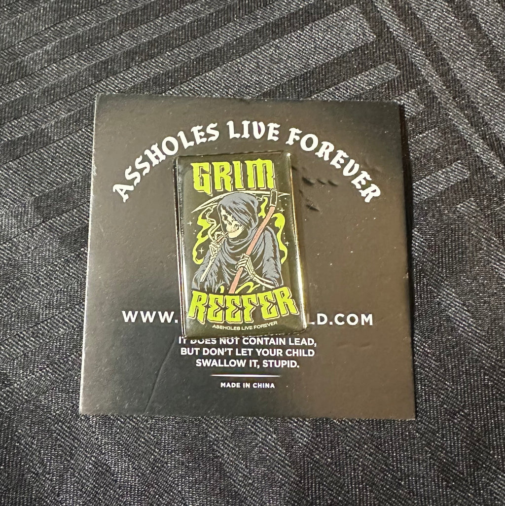 Grim Reefer Enamel Pin