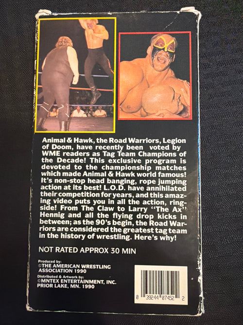 1990 Road Warriors Tag Team Champs VHS